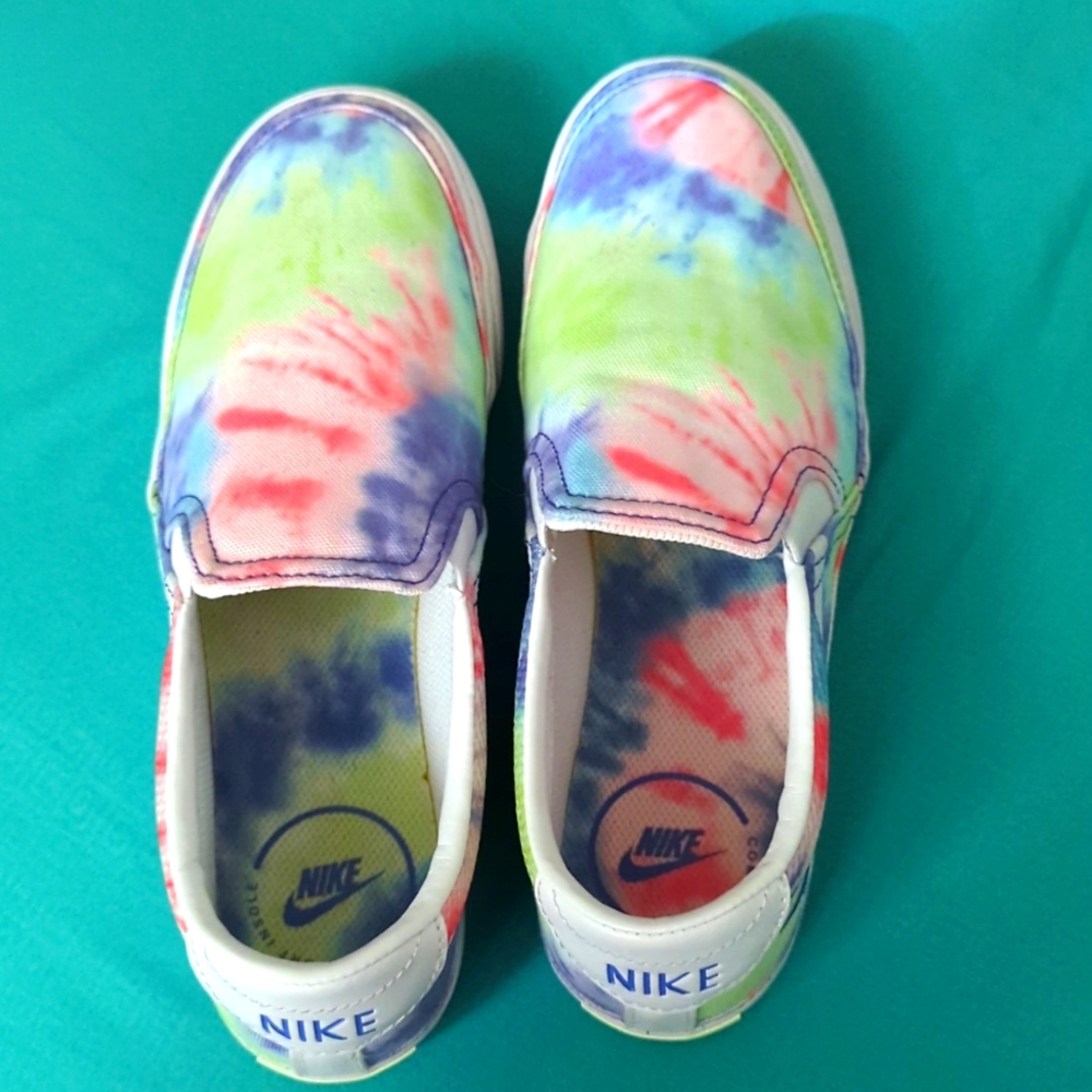 Nike Court Legacy Tie Dye slip on sneakers